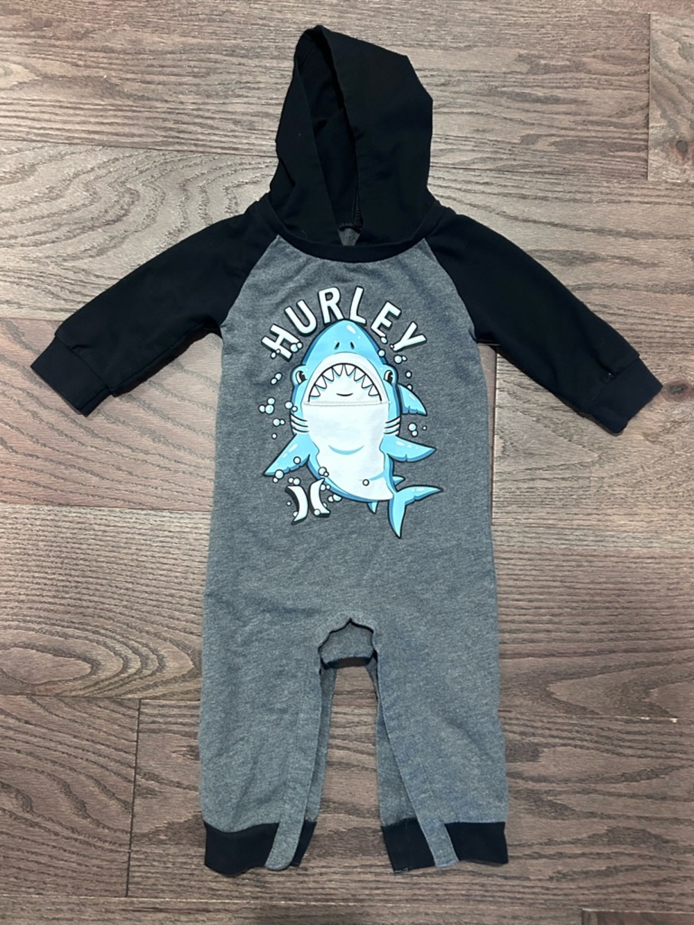 Hurley Size 12 month Boy's One Piece Sweatsuit Outfit